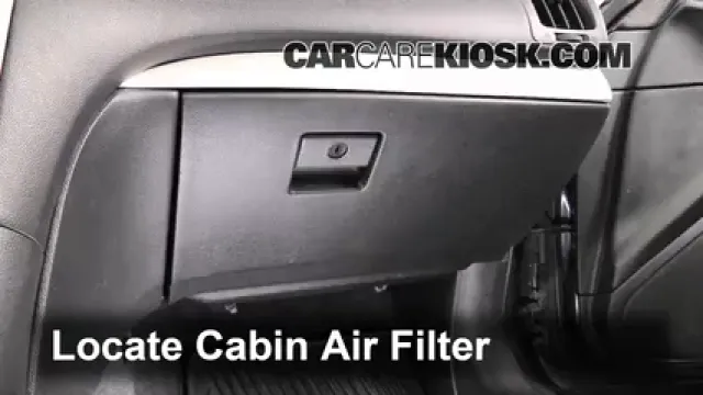 2009 Infiniti G37 X 3.7L V6 Sedan (4 Door) Filtre à air (intérieur) Changement